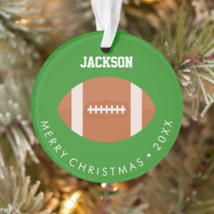 Football Fan Kinder Foto Ornament