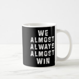 Football Fans Liefhebbers Grappige Retro We bijna  Koffiemok