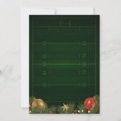 Football Fête Dîner Invitation (Dos)