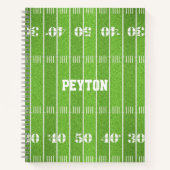 Football Field Carnet personnalisé (Devant)