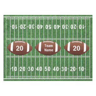 Football Field et Balls Design Nappe
