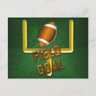 Football Field Goal Briefkaart