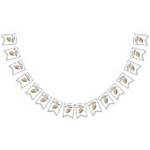 Football First Year Down Birthday Party Vlaggetjes (Alle)