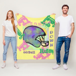 FOOTBALL FLEECE DEKEN