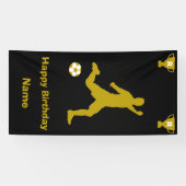 Football Football Anniversaire bannière (Horizontal)