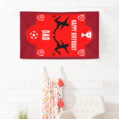 Football Football Anniversaire bannière (En situation)