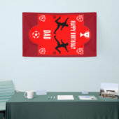 Football Football Anniversaire bannière (Salon professionnel)