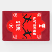 Football Football Anniversaire bannière (Horizontal)