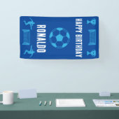 Football Football Anniversaire bannière (Salon professionnel)