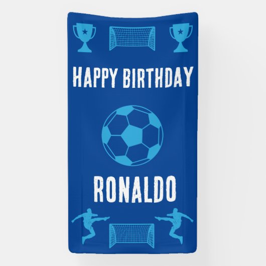Football Football Anniversaire bannière (Verticale)