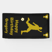 Football Football Anniversaire bannière (Horizontal)