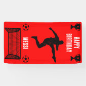 Football Football Anniversaire bannière (Horizontal)