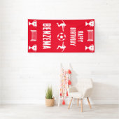 Football Football Anniversaire bannière (Insitu)