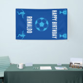 Football Football Anniversaire bannière (Salon professionnel)