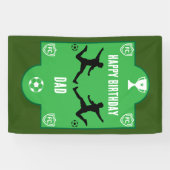 Football Football Anniversaire bannière (Horizontal)