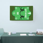 Football Football Anniversaire bannière (Salon professionnel)