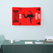 Football Football Anniversaire bannière (Salon professionnel)