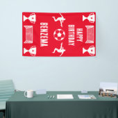 Football Football Anniversaire bannière (Salon professionnel)