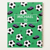 Football Football Nom Et Numéro Personnalisés Vert (Dos)