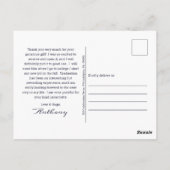 Football Foto blauw | Briefkaart wit Afstuderen (Achterkant)