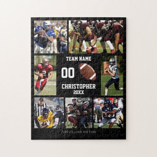 Football fotocollage legpuzzel (Verticaal)