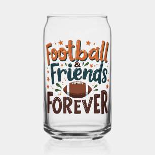 Football Friends Forever Fantasy Football Seizoen Blikvorm Glas