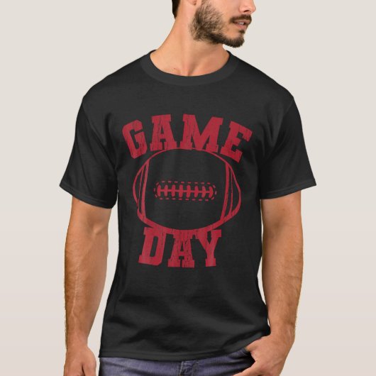  Football Game Day Script T-shirt (Voorkant)