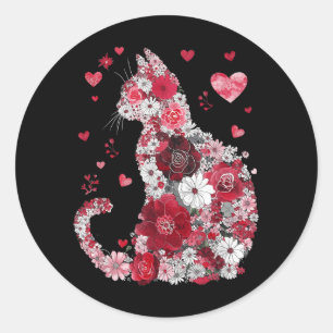 Football Game Day Vrouwen Luipaard Cheetah Game Da Ronde Sticker