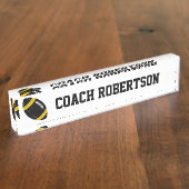 Football Gepersonaliseerd Naambordje (Zijkant)