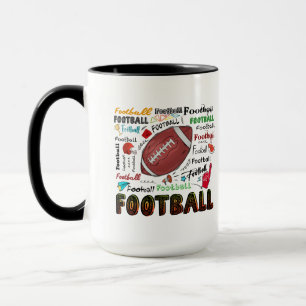 Football gepersonaliseerde mok