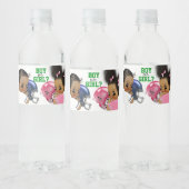 Football Geslacht onthullen Baby waterflesetikette Waterfles Etiket (Flessen)