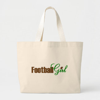 Football Girl Grote Tote Bag