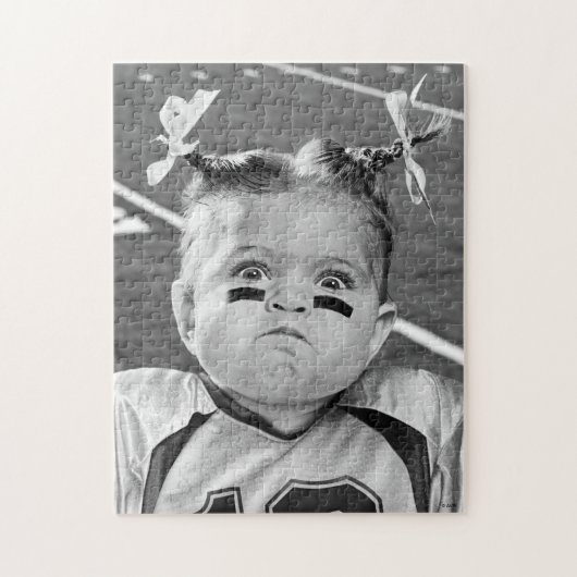 Football Girl Legpuzzel (Verticaal)