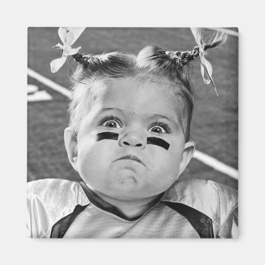 Football Girl Magneet (Voorkant)