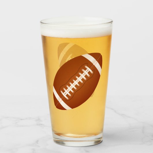 Football Glas (Voorkant gevuld)