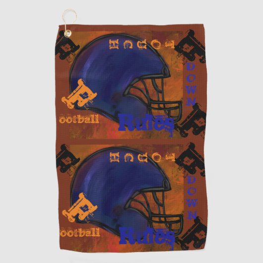 FOOTBALL GOLFHANDDOEK (Voorkant)