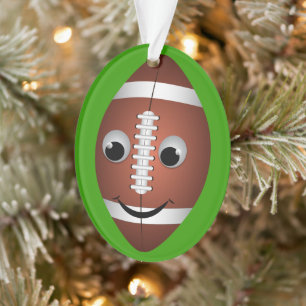 Football grafisch teken ornament