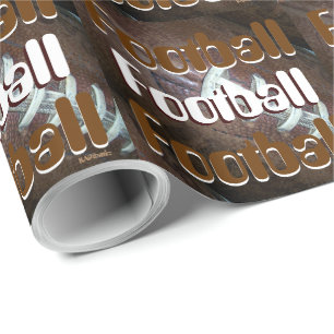 Football grafische kaart cadeaupapier