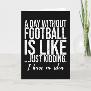 Football grappig cadeauidee kaart