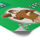 Football Groeigrafiek Poster (Hoek)