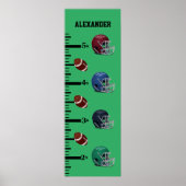 Football Groeigrafiek Poster (Voorkant)