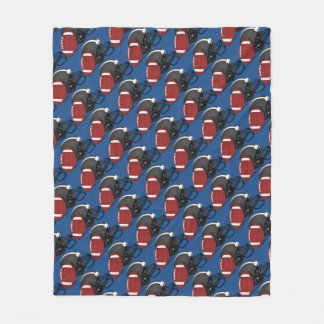 Football Helmet en kogelvrije rugzak Fleece Deken