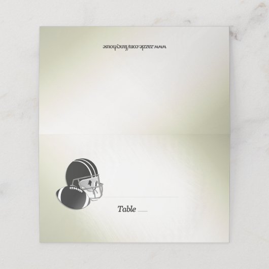 Football Helmet en winkelontwerp (Buitenkant ongevouwen)