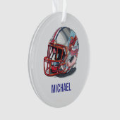 Football Helmet Pop Art Motivational Name (devant)