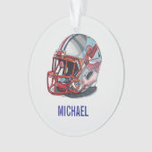 Football Helmet Pop Art Motivational Name (devant)