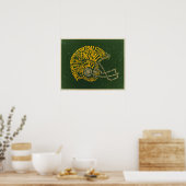  Football Helmet Poster (Keuken)