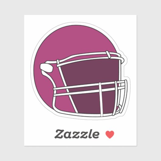 Football Helmet Sticker (Vel)