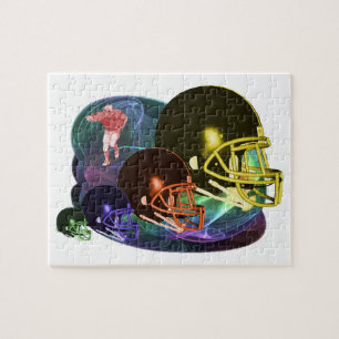 Football Helmets Puzzle(2) grootten Legpuzzel