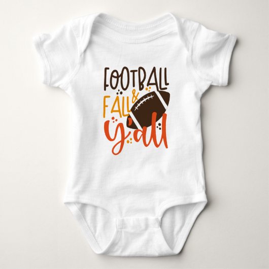 Football Herfst & Y'all Romper (Voorkant)