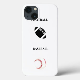 Football/honkbal iPhone/iPad draagtas! iPhone 13 Hoesje